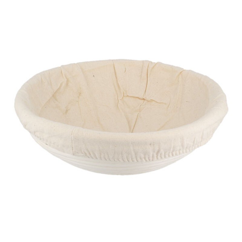 6 Doublures En Tissu Pour Panier à Pain Banneton - Diamètre 24 Cm, Rotin Naturel, Lavables, Pour Pain Au Levain