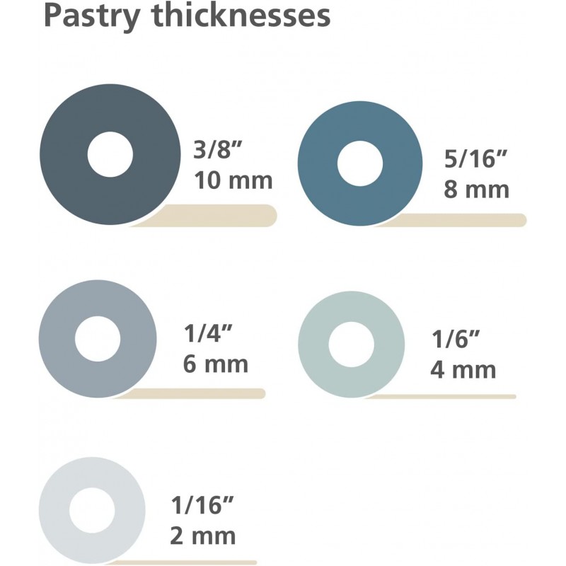 JosephJoseph - Rouleau à pâtisserie ajustable multicolore