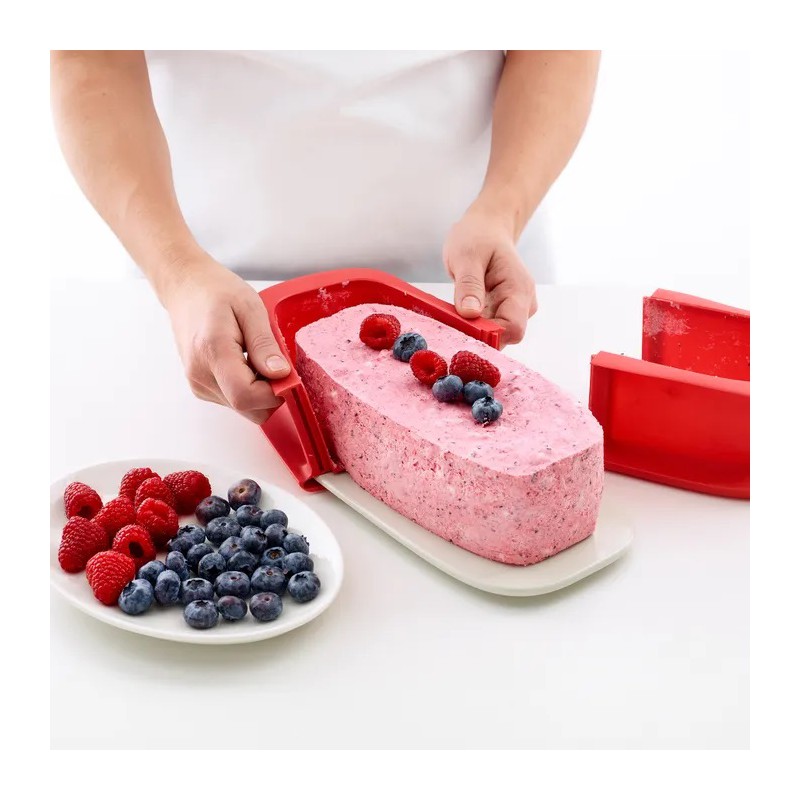 Lékué - Moule à Cake Démontable 24 cm - Les Secrets du Chef