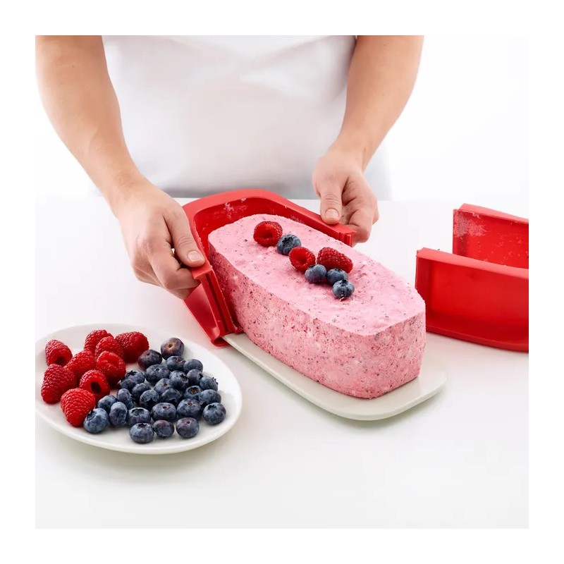 Moule à gâteau cœur silicone 24 cm 1300 ml Lékué 