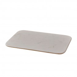 Wit marmeren bord voor het maken van gebak en chocolade 60x40 cm - Be Home Wit marmeren bord voor het maken van gebak en chocolade 60x40 cm - Be Home