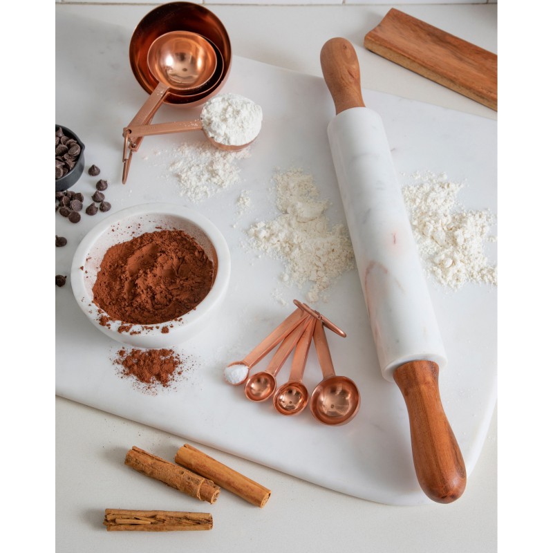 Plaque en Marbre Blanc pour Pâtisserie et Chocolaterie 60x40 cm