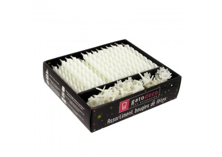 Bougies Gâteau Anniversaire 70 pcs - Patisdécor