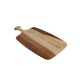 Rechthoekige snij- en serveerplank van acaciahout met handvat 47x18 cm - Be Home