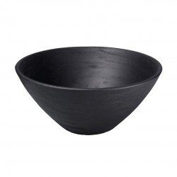 Saladier Bois de Manguier Noir Brossé 36x15 cm - Be Home Saladier Bois de Manguier Noir Brossé 36x15 cm - Be Home