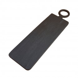 Planche à Servir XL Rectangulaire Bois de Manguier Noir Brossé 74x21 cm - Be Home Planche à Servir XL Rectangulaire Bois de Manguier Noir Brossé 74x21 cm - Be Home