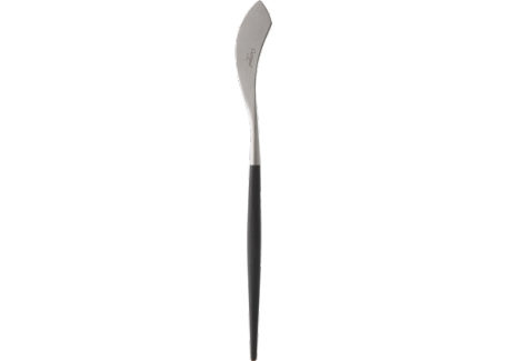 Goa Couteau à Poisson Brossé Manche Noir - Cutipol