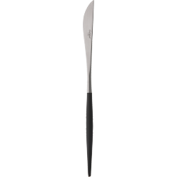 Goa Steakmes Mat Staal Zwart Heft - Cutipol Goa Steakmes Mat Staal Zwart Heft - Cutipol