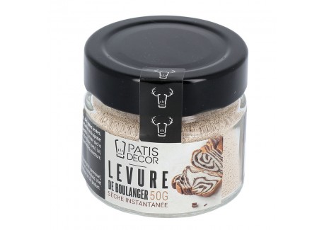 Levure de Boulanger Sèche et Instantanée 50 g - Patisdécor