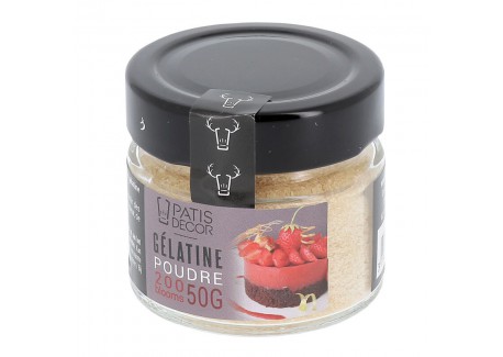 Gélatine Bovine en Poudre 200 Bloom 50 g - Patisdécor
