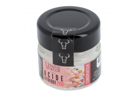 Citroenzuur 20 g - Patisdécor