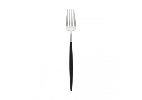 Goa Fourchette de Table Brossé Manche Noir - Cutipol