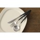 Goa Fourchette de Table Brossé Manche Noir - Cutipol