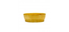 Ottolenghi Feast Saladier Sunny Yellow Swirl - Stripes Rouge 28,5 cm