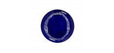 Ottolenghi Feast Assiette Lapis Lazuli Swirl - Stripes Blanc 26,5 cm