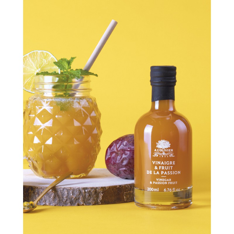 Vinaigre Pulpe de Fruit de la Passion 200 ml   - A l'Olivier