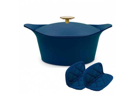 Incroyable Antikleef Braadpan 28 cm Blauwe Bosbes 7 l - Cookut