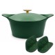 Incroyable Antikleef Braadpan 28 cm Groen Varen 7 l - Cookut