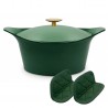 Incroyable Antikleef Braadpan 28 cm Groen Varen 7 l