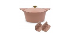 Incroyable Antikleef Braadpan 28 cm Roze Guimauve 7 l