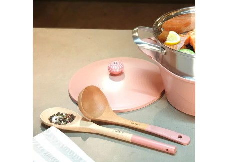 Cuisine Jouet En Bois - Set 5 Pièces Pour Enfants Dès 2 Ans - Poêle, Casserole, Couverts