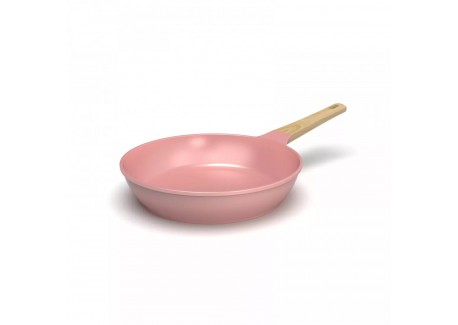 Incroyable Koekenpan met Antiaanbaklaag 28 cm Roze Guimauve - Cookut