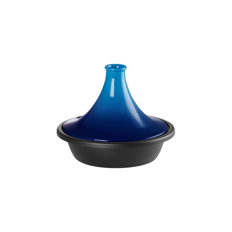 Le Creuset - Tagine 31 cm Bleu Azur - Les Secrets du Chef