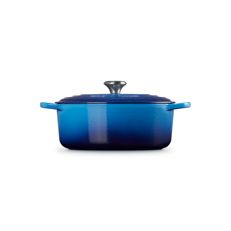 Cocotte Fonte Signature Ovale 4,7 L Bleu Azur (29 cm)  - Le Creuset