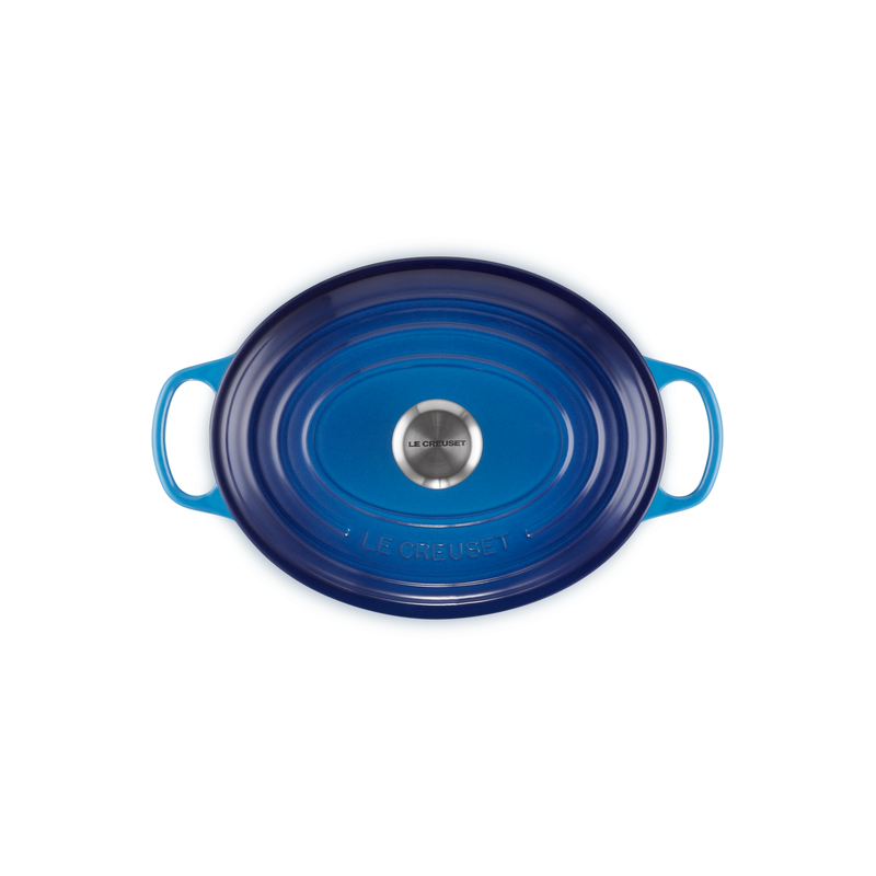 Cocotte Fonte Signature Ovale 4,7 L Bleu Azur (29 cm)  - Le Creuset