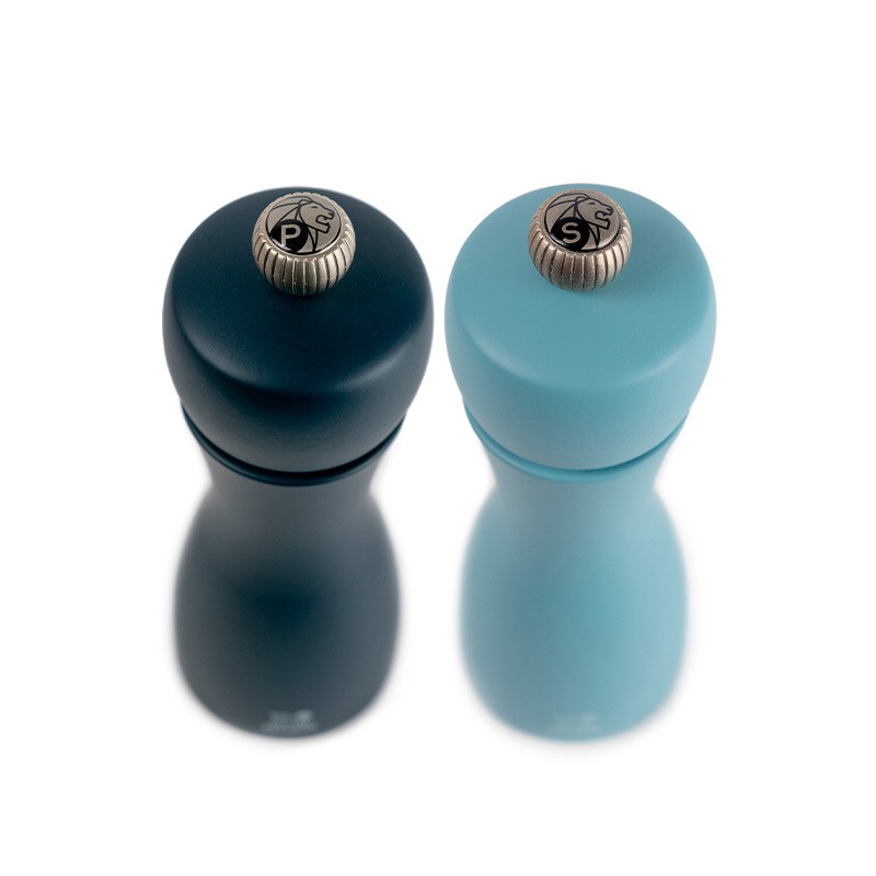 Tahiti Duo Moulins à Poivre et à Sel 15 cm Air (Tons bleus)  - Peugeot