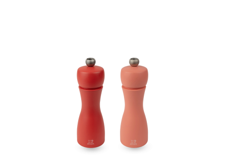 Tahiti Duo Moulins à Poivre et à Sel 15 cm Feu (tons orangés)  - Peugeot