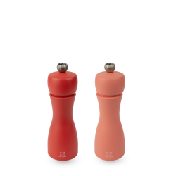 Tahiti Duo Moulins à Poivre et à Sel 15 cm Feu (tons orangés)