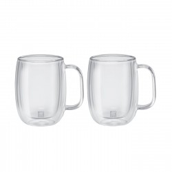 Sorrento Tasses à Cappuccino  Double Paroi avec Poignée 350 ml 2 pcs - Zwilling Sorrento Tasses à Cappuccino  Double Paroi avec Poignée 350 ml 2 pcs - Zwilling