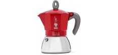 Moka Induction Cafetière 6 Tasses Rouge