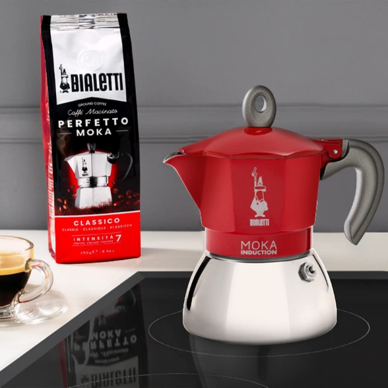 Cafetière italienne induction - Vénus cuivre - 6 Tasses - Bialetti