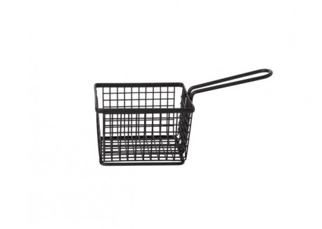 Mini Fritesmand Zwart 12x10 cm - Cosy Trendy