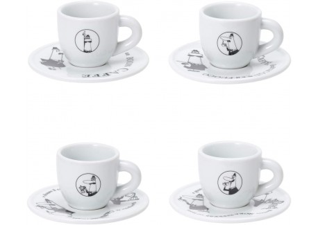 Set 4 Tasses à Espresso Carosello - Bialetti
