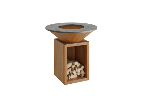 Barbecue Plancha Classic Storage Corten 100 - Ofyr