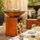 Barbecue Plancha Classic Storage Corten 100 - Ofyr