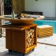 Barbecue Plancha Classic Storage Corten 100 Pro + Housse - Ofyr