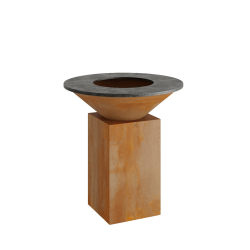 Barbecue Plancha Classic Corten 85 - Ofyr Barbecue Plancha Classic Corten 85 - Ofyr