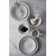 Organic Assiette Plate Blanc 21,5 cm - Dutch Rose