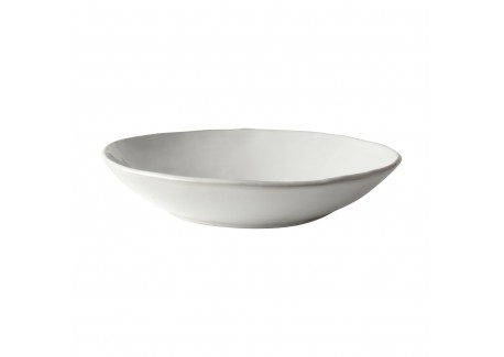 Organic Diep Bord Witte 23,5 cm - Dutch Rose