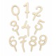 Cake Topper Chiffres 0-9 Bois - Scrapcooking
