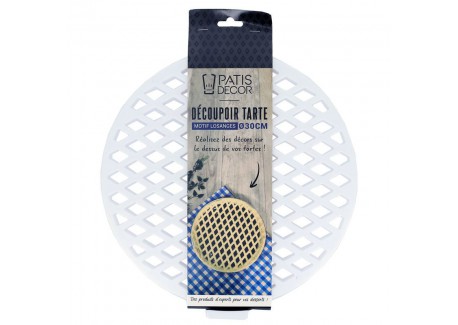 Découpoir à Tarte Losanges 30 cm  - Patisdécor