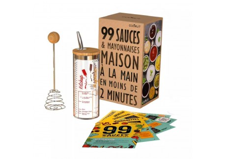 Coffret Shaker 99 Sauces Maison en Moins de 2 Minutes  - Cookut