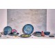Atlantis Stripe Assiette Bleu Azur Ombré 21,5 cm - Cosy Trendy