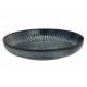 Atlantis Stripe Assiette Creuse Bleu Azur Ombré 24 cm - Cosy Trendy