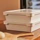 Pizzadeegdozen met Deksel 42x32x9 cm 2 st - Ooni