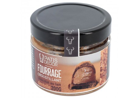 Krokante Melkchocolade en Crêpes Dentelle Vulling 200 g - Patisdécor